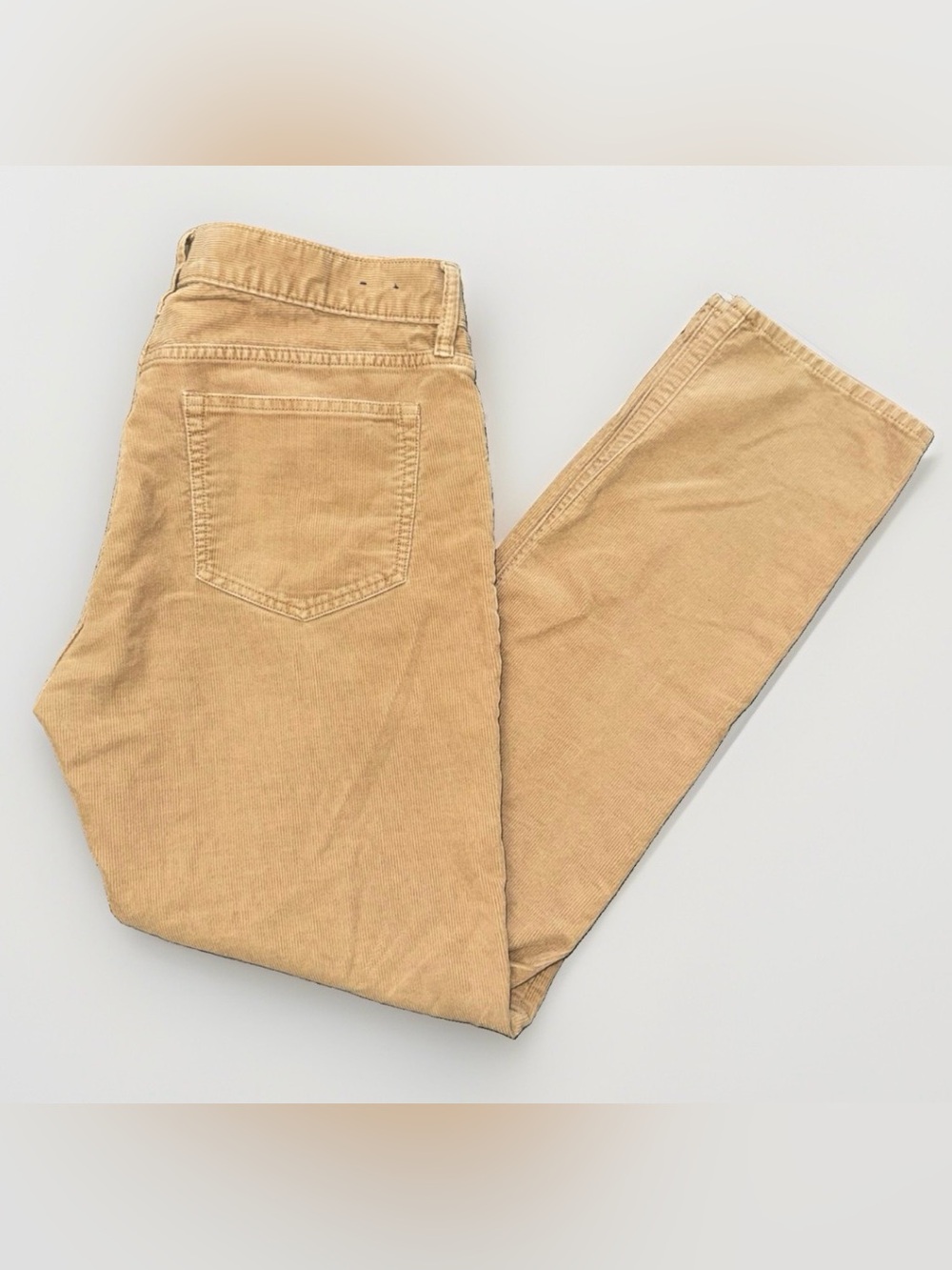 J. Crew Men’s Slim Fit Flex Corduroy Pants Tan 33x32 Classic Prep